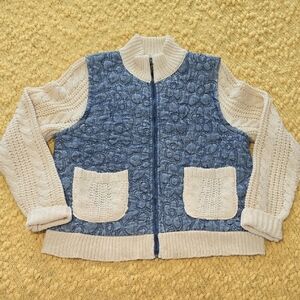 Sweater Jacket By Alfred Dunner. PL